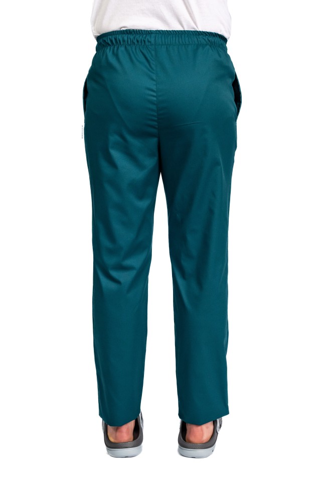 Pantaloni de lucru barbati tuborg cu snur si elastic, doua buzunare laterale